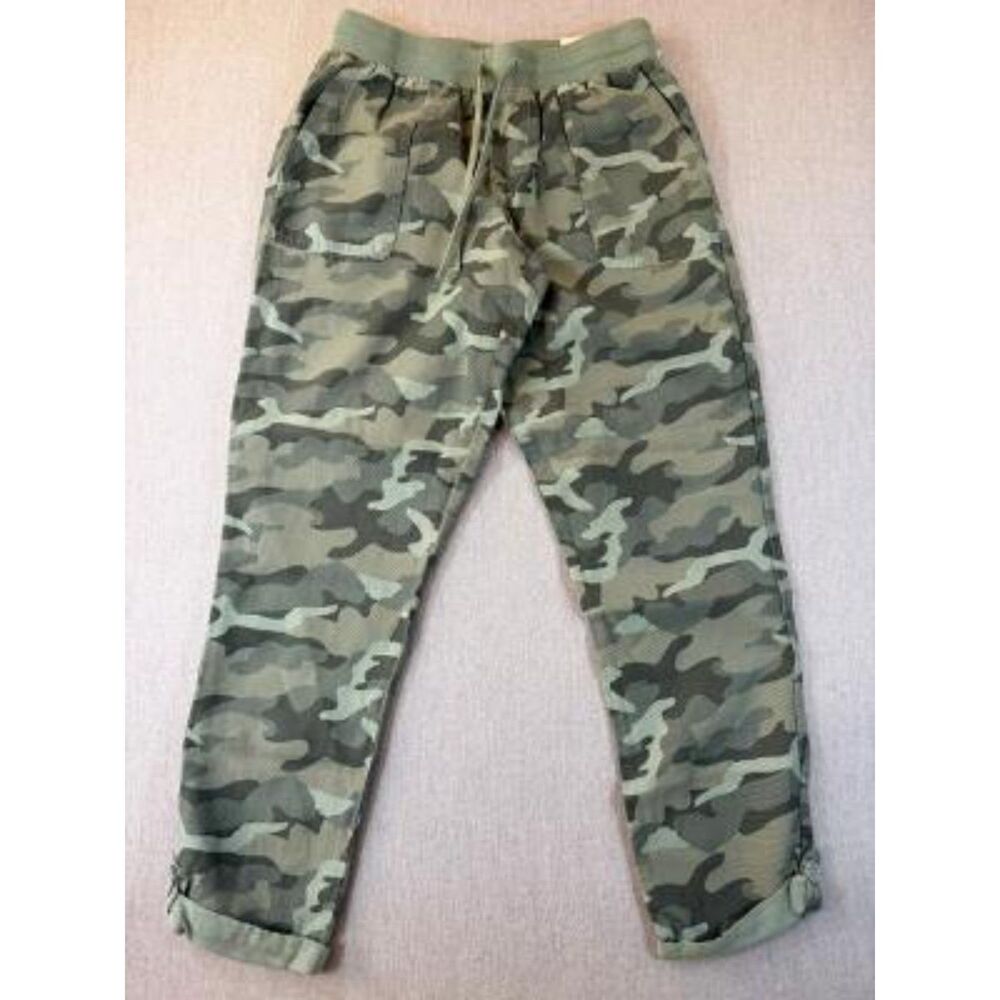Maurices Women’s Weekender Pull-On Pants Green Camo Size 2
